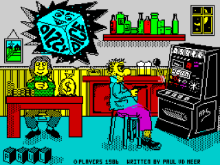 Dizzy title screen for ZX Spectrum